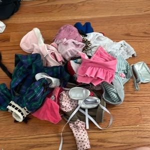 American girl doll clothing and accessories lot